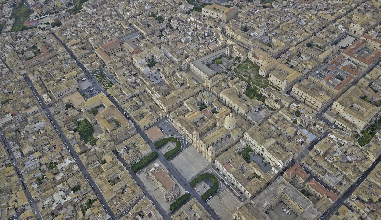veduta della città di Noto 