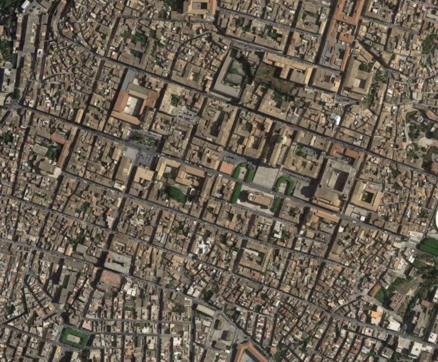 veduta dall'alto di Noto