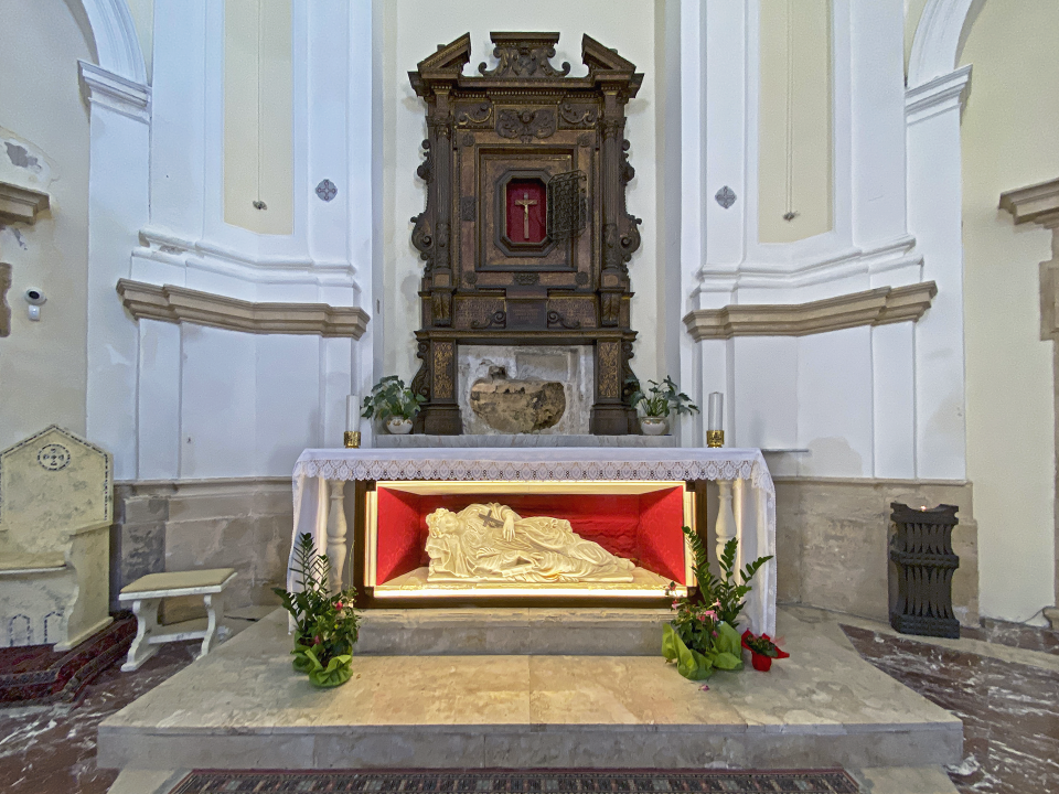 Scultura S. Lucia giacente