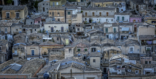 veduta città di Modica